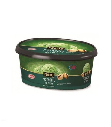 بستني 1 ليتر پسته اي بيضي كاله