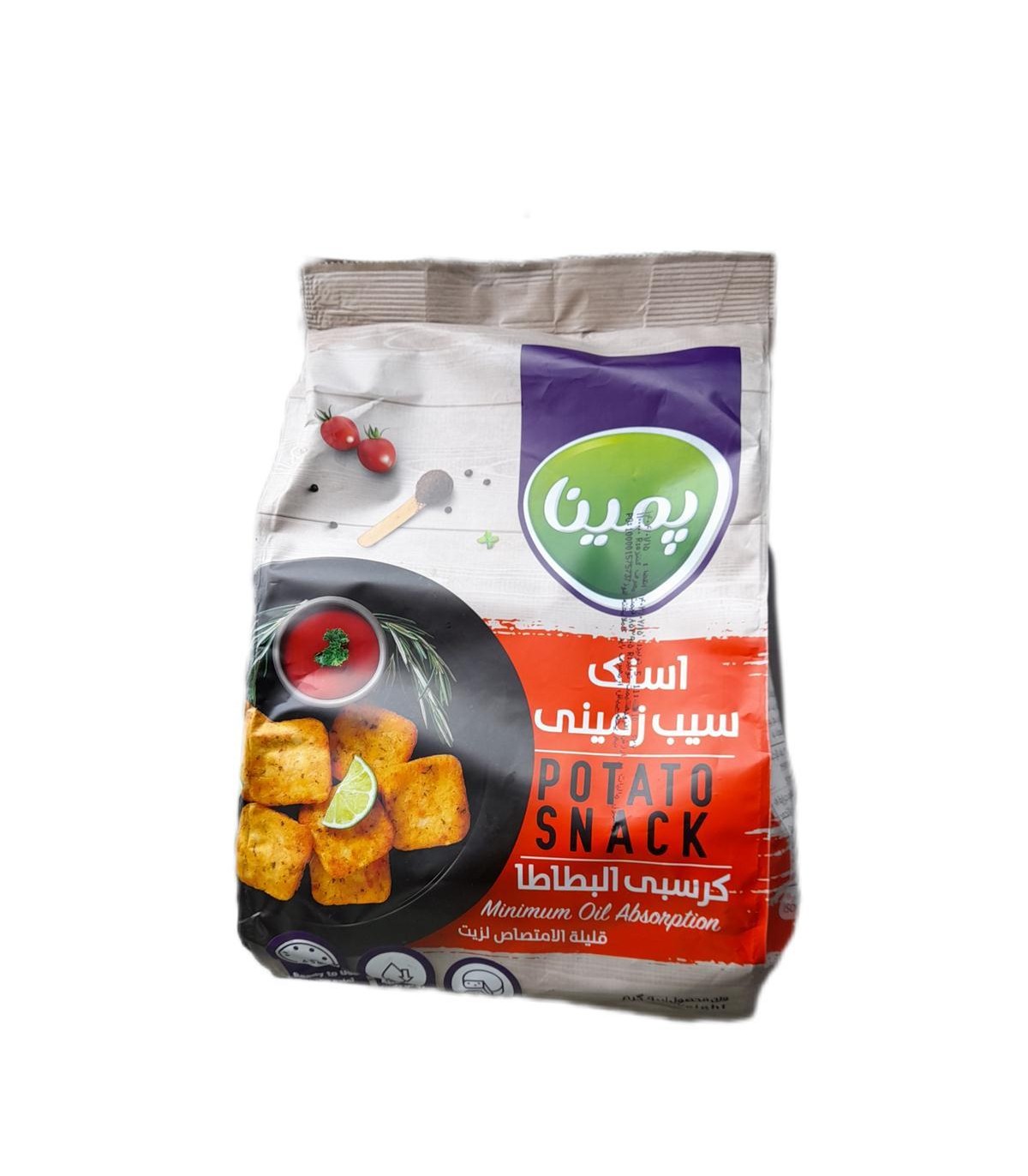 كراكت 900 گرم اسنك سيب زميني پمينا