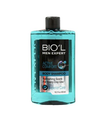 شامپو بدن 480 ميل مردانه پوست نرمال اكتيو كامفورت بيول