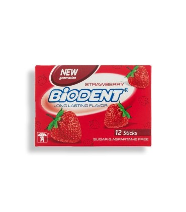 آدامس استيك توت فرنگي بايودنت