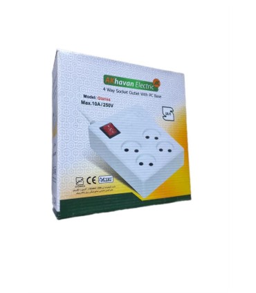 رابط برق 4 خانه 1/8 متر بدون ارت اخوان الكتريك