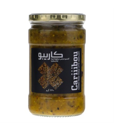 ترشي 680 گرم مخلوط ليته بادمجان كاريبو