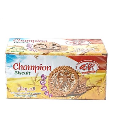 بيسكويت 700 گرم پذيرايي قهرمان با شهد توت و كنجد جمانه