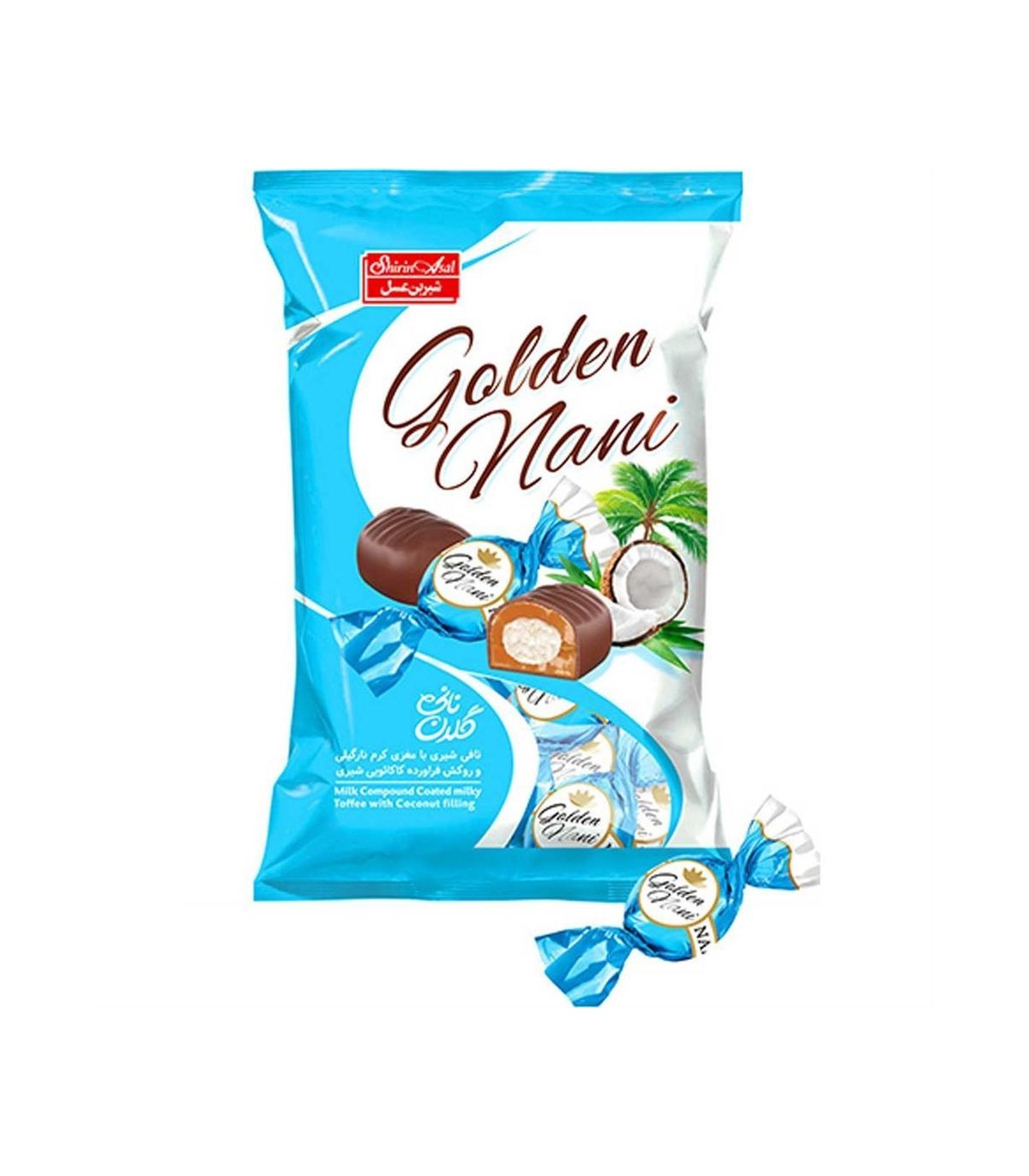 تافي 1 كيلو شيري با مغزي نارگيل شيرين عسل