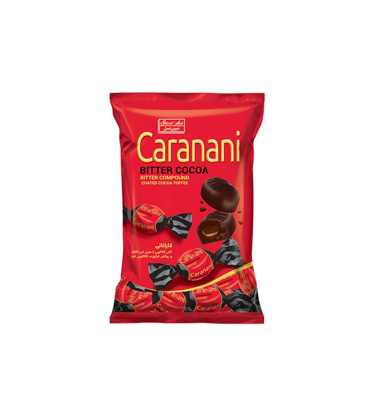 تافي 1 كيلو كاكائو با مغزي كاكائو شيرين عسل