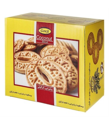 بيسكويت 900 گرم پذيرايي نارگيلي گرجي