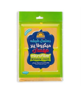 دستمال نظافت 40*40 ميكروفايبر شيشه مهسان