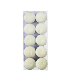 شمع 10 عددي وارمر سفيد