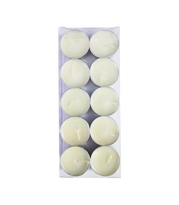 شمع 10 عددي وارمر سفيد