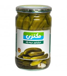 خیارشور 660 گرم درجه یک مکنزی