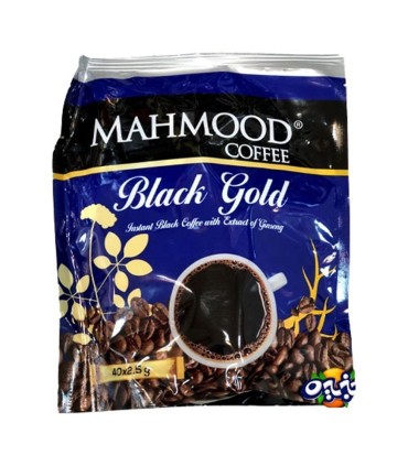 قهوه فوري ( 40 عددي ) حاوي جنسينگ بلك گلد محمود