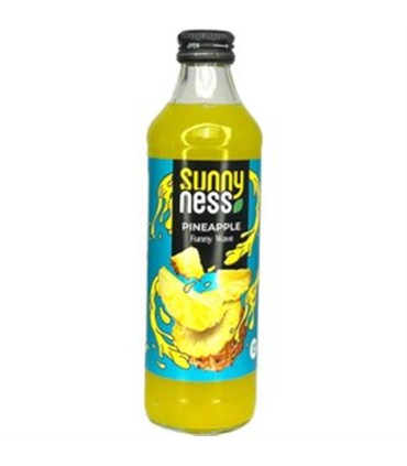 نوشيدني 330 ميل شيشه آناناس ساني نس