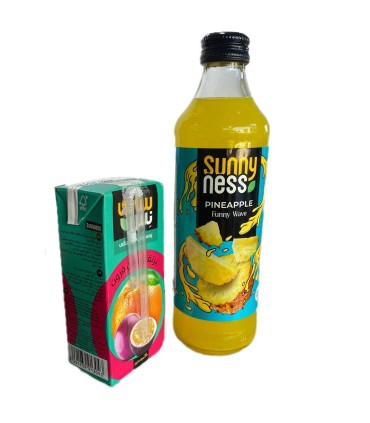 نوشيدني 200 ميل پرتقال پشن فروت + 330 ميل آناناس ساني نس