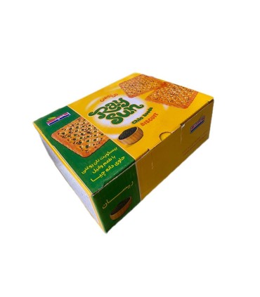 بيسكويت 500 گرم پذيرايي نان روغني دانه چيا سالمين