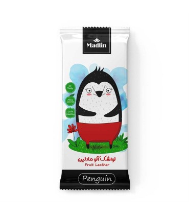 لواشك 20 گرم ورقه اي آلو پنگوئن مادلين