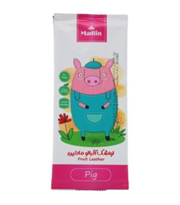 لواشك 20 گرم ورقه اي آلبالو خوك مادلين
