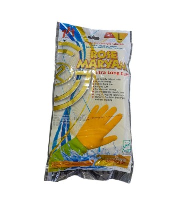 دستكش آشپزخانه ساق بلند دورنگ بزرگ رزمريم