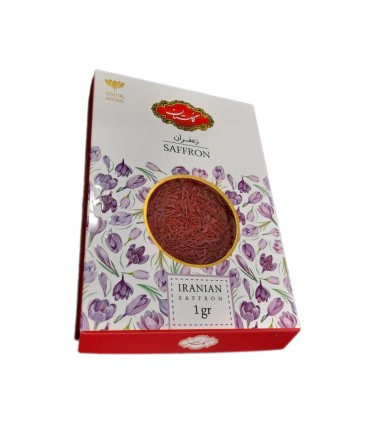زعفران يك گرم جعبه اي گلستان