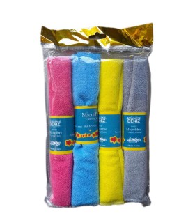 دستمال نظافت 40*30 ميكروفايبر همه كاره رنگي DENIZ