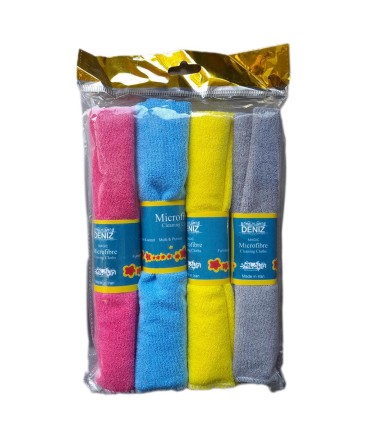 دستمال نظافت 40*30 ميكروفايبر همه كاره رنگي DENIZ