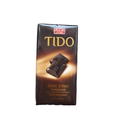 شكلات 100 گرم كاكائو نيمه تلخ تيدو شيرين عسل