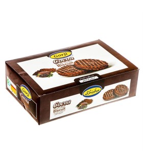 بيسكويت 390 گرم پذيرايي كرمدار كاكائو گرجي