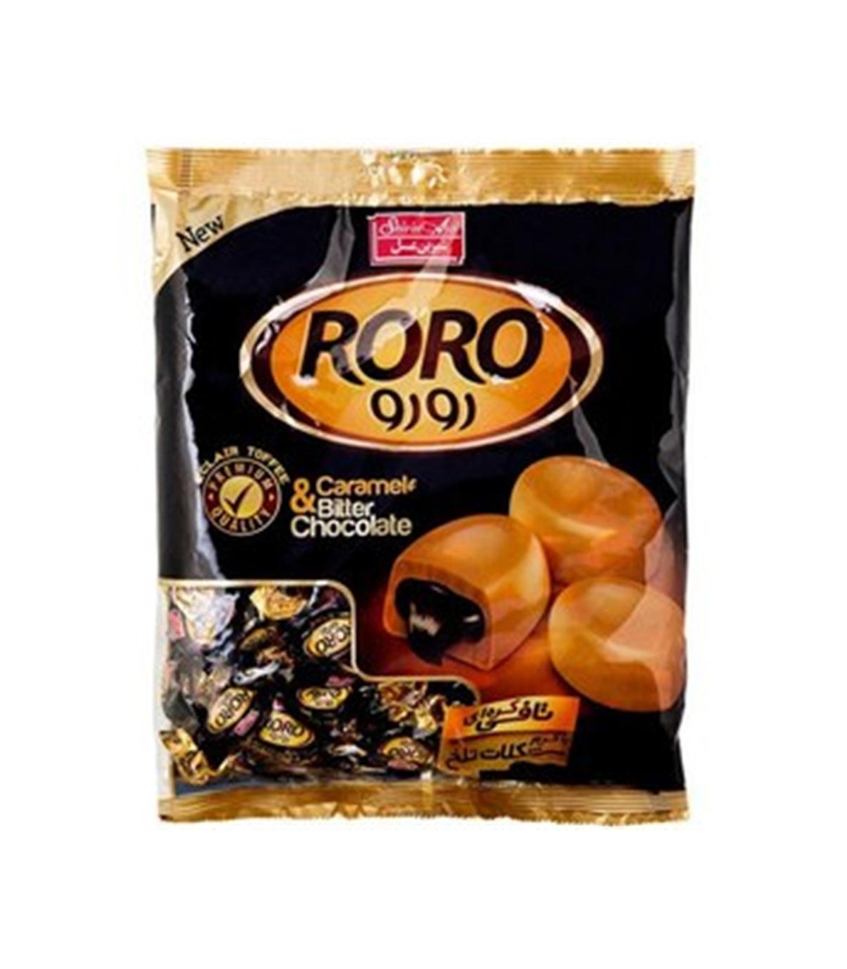 تافي 400 گرم كره اي شكلات تلخ شيرين عسل