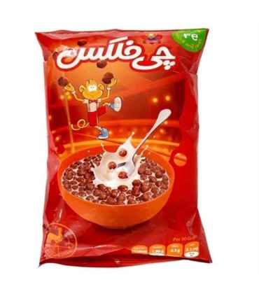 كورن فلكس 105 گرم ذرتي توپي كاكائو چي توز
