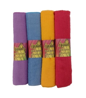 دستمال نظافت 4 عددي ميكروفايبر سنين