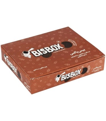 بيسكويت 700 گرم پذيرايي كاكائويي كرم كاكائو بيس باكس