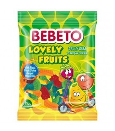 پاستيل 80 گرم ميوه اي BEBETO