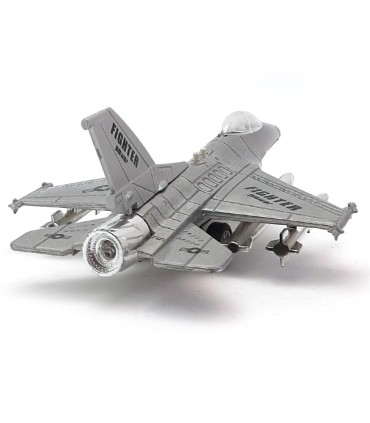 اسباب بازي هواپيماي فلزي F16 عقب كش