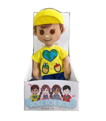 عروسك پسر خارجي پارچه اي