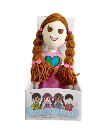 عروسك دختر خارجي پارچه اي