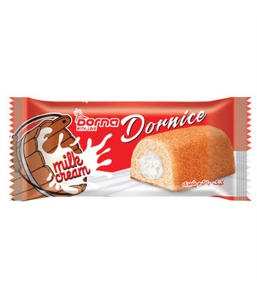 كيك درنايس وانيل كرم شيري درنا