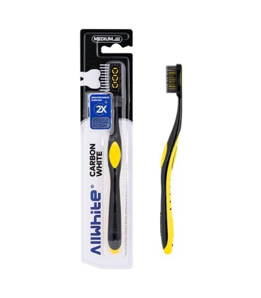 مسواك برس نرم كاربن آل وايت