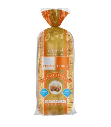 نان تست طلايي سه نان