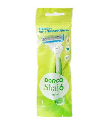 خودتراش 6 لبه تكي سبز دوركو