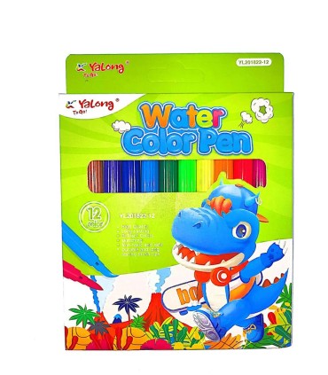 ماژيك 12 رنگ جعبه اي يالونگ