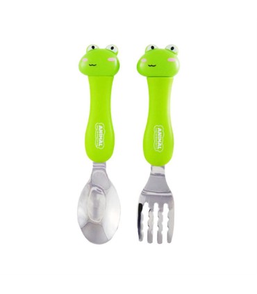 قاشق و چنگال كودك طرح حيوانات