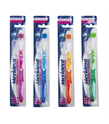 مسواك (برس نرم ) تريپل اكشن مريدنت