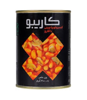 كنسرو 400 گرم لوبيا چيتي كاريبو