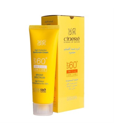 كرم ضد آفتاب 50 ميل SPF +60 سينره