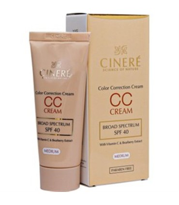 كرم پودر 40 ميل CC كرم SPF 40 مديوم سينره