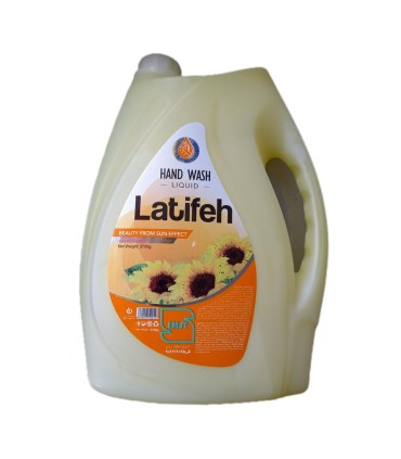 مايع دستشويي 3700 گرم زرد لطيفه