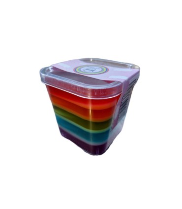 دسر ژله رنگين كماني دسرچي