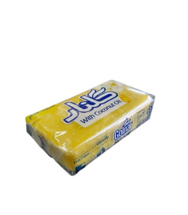 صابون حمام 130 گرم  زرد سلفون گلنار