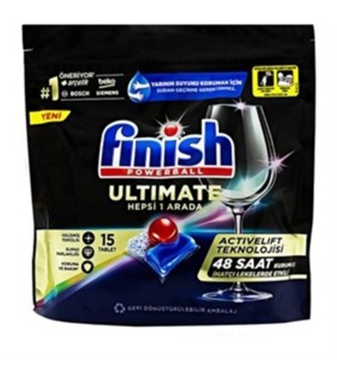قرص ماشين ظرفشويي 15 عددي كوانتوم ULTIMATE فينيش