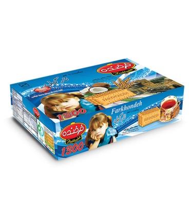 بيسكويت مادر 1140 گرم نارگيلي فرخنده