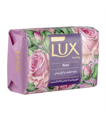 صابون دست و صورت 125 گرم ويتامينه گل رز لوكس